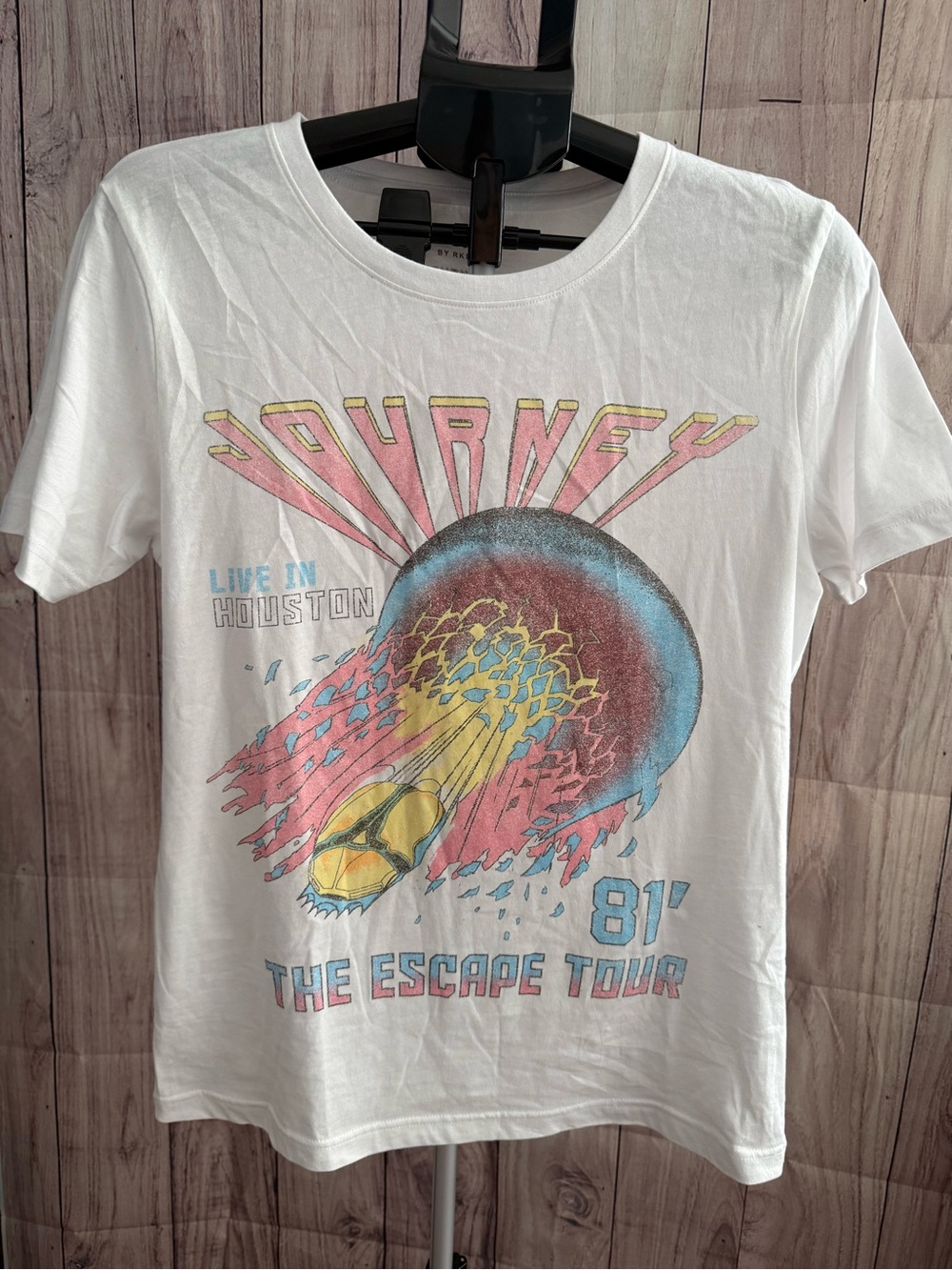 Retro Journey Escape Tour ’81 Houston Graphic Band Tee\ Medium
